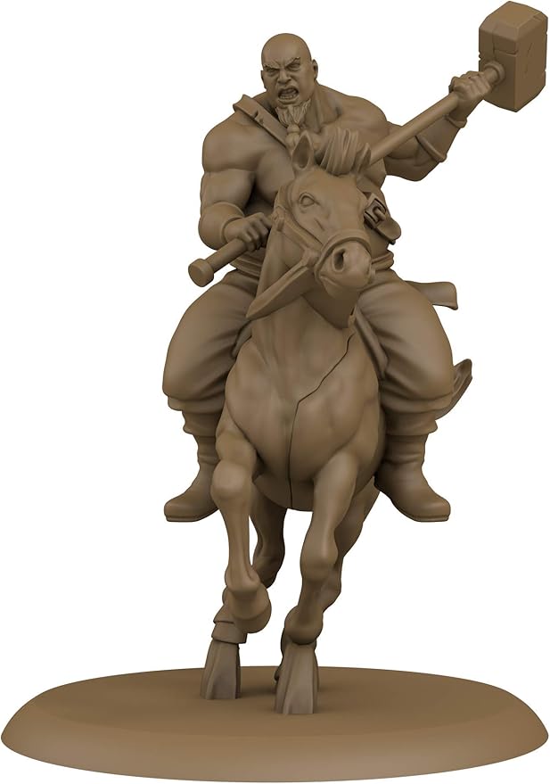 CMON A Song of Ice and Fire Tabletop Miniatures Bloody Mummer Zorse Riders Unit Box - Mercenary Mounted Mayhem Strategy Game for Adults Ages 14+ 2+ Players 45-60 Minute Playtime Made by CMON
