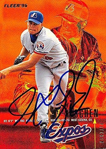 Sports Memorabilia Autograph Warehouse 244926 Joey Eischen Autographed Baseball Card - Montreal Expos FT 1995 Fleer - No. 347