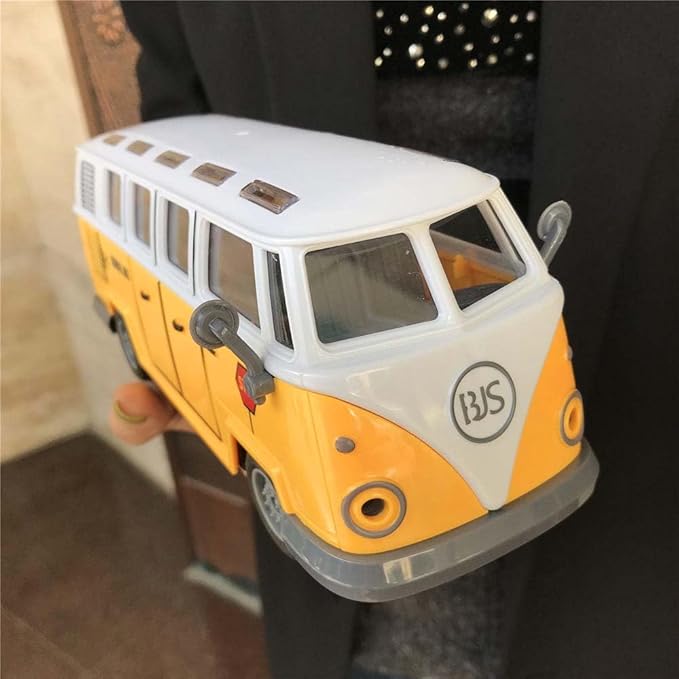 RC School Bus for Kids - Remote Control Toy Classic School Bus with LED Lights 1:30 High Simulation 4 Channel City Bus Vehicle Christmas Birthday Gift for Kids Boys Girls Age 3-6