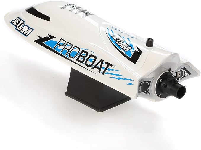 Horizon Hobby Pro Boat RC Jet Jam V2 12 Self-Righting Pool Racer Brushed RTR Batteries for Transmitter Not Included White PRB08031V2T2