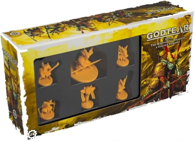 Steamforged Games Godtear The Board Game Bundle: Shayle Luella Jeen and Kailinn Expansion (4 Items)