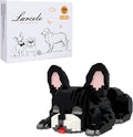 Larcele Micro Building Blocks Set DIY Mini Building Toy Bricks for Age Over 12 Years 1045 Pieces KLJM-02 (French Bulldog)
