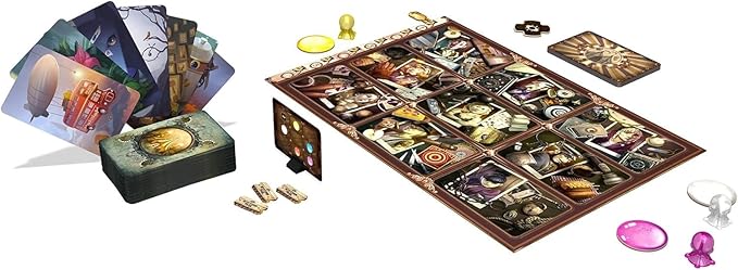 Asmodee Mysterium Park Board Game - Uncover Dark Secrets in a Charming Carnival Setting Cooperative Mystery for Kids &amp Adults Ages 10+ 2-7 Players 28 Minute Playtime