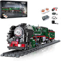 French 141R Steam Locomotive Building Bricks Set -Retro Steam Train Building Toy Sets Large Locomotives Display Toy with Train Tracks for Adults (1782 PCS)