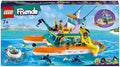 Lego 41734 Friends Sea Rescue Boat Set Animal Rescue Toy with Dolphin Animal Figures and Submarine Gift for Children Girls and Boys from 7 Years Eco Learning Toy