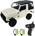 RC Rock Crawler WPL C74-1 RC Truck 1:10 Scale 2.4GHz Remote Control Truck 4WD All Terrain Off-Road RC Crawler with LED Lights and 2 Rechargeble Batteries for Adults