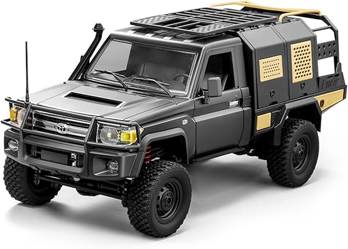 1/12 RC Rock Crawler MN-82S Toyota LC79 RC Pickup Truck 2.4GHz RC Rock Crawler 4x4 Remote Control Off Road Car RTF with Upgraded Chassis Hobby Grade Toy Gifts for Adults