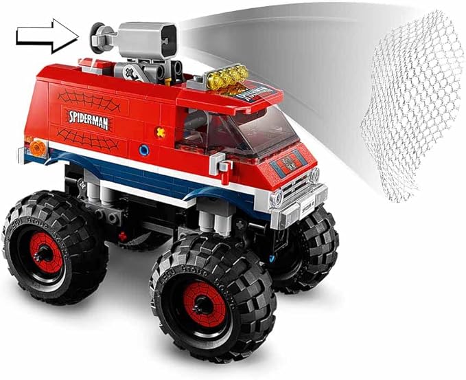 LEGO Marvel Spider-Man: Spider-Man's Monster Truck vs. Mysterio 76174 Cool Collectible Birthday Gift for Kids New 2021 (439 Pieces)
