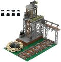 WW2 Military Base Building Set - 398 Pcs Army Fortresses Trenches Realistic WW2 Scene RecreationWitch 4 Soldier Figures