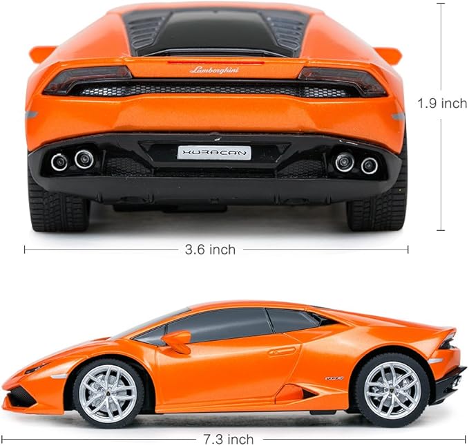 RASTAR Remote Control Car | 1:24 RC Lamborghini HURACÁN LP610-4 Toy Car Model Vehicle Orange
