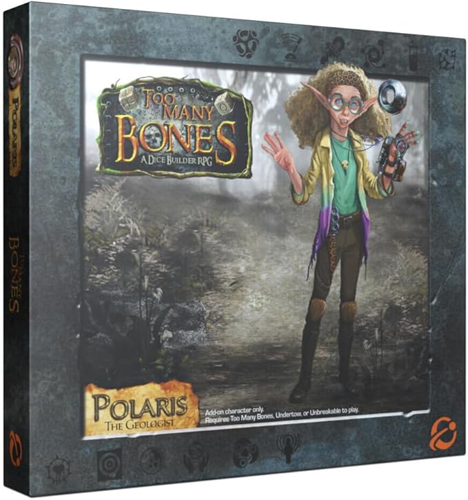 Chip Theory Games Too Many Bones: Polaris Dice-Builder Strategic Fantasy RPG Game for Ages 14 and Up 1-4 Players