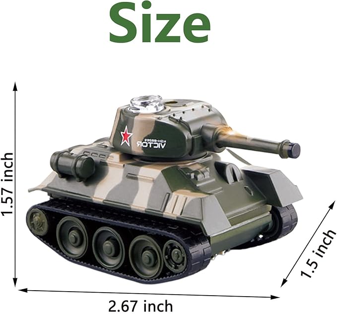 Mini WWII Gray German Tiger RC Tank Toy 1/72 Scale Model Electronic Radio Remote Control Vehicle Tank
