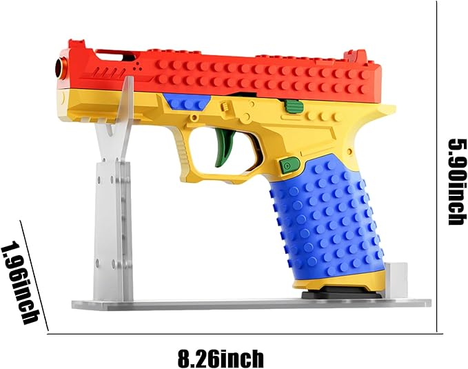 Modular Engineering Construction kit Including Handles and Display Stands Compatible with Standard Bricks Allowing for Repeated Assembly of Creative Gifts. (1pcs)