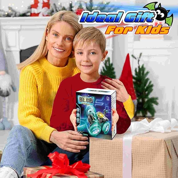 Kids Toys Bat RC Car for Boys 4-7 - Cool Bat Monster Remote Control Crawler Toy 360° Flip Fast Stunt &amp 4WD Light Up Wheel - Fun Boy Gift Idea for Birthday Chirstmas Stuff Age 3 4 5 6 7 8