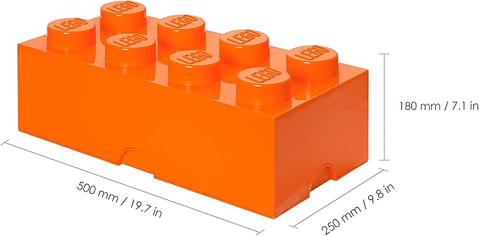 Room Copenhagen 8 LEGO Brick Box Bright Orange (40040660)