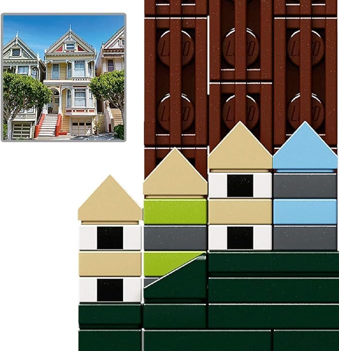 LEGO Architecture Skyline Collection 21043 San Francisco Building Kit Includes Alcatraz Model Golden Gate Bridge and Other San Francisco Architectural Landmarks (565 Pieces)