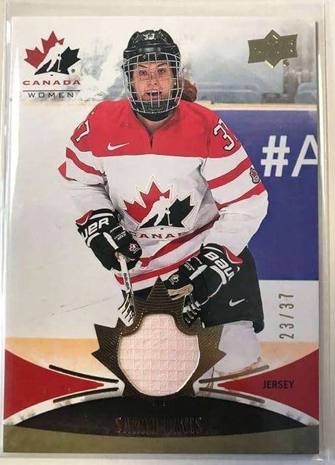 2016-17 Upper Deck Team Canada Juniors Hockey Gold #147 Sarah Davis NM-MT MEM