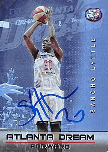 Sports Memorabilia Autograph Warehouse 245465 Sancho Lyttle Autographed Basketball Card - Atlanta Dream WNBA 2015 Georgia Power - No. 20