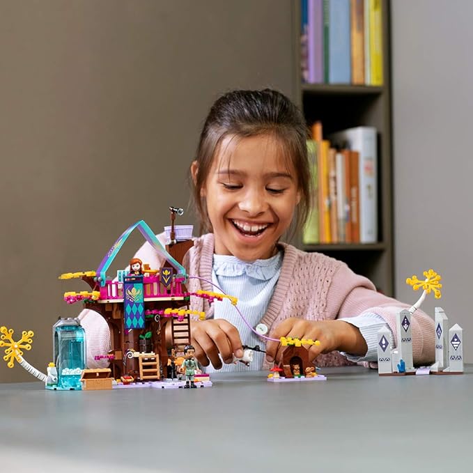 LEGO Disney Frozen II Enchanted Treehouse 41164 Toy Treehouse Building Kit Featuring Anna Mini Doll and Bunny Figure for Pretend Play (302 Pieces)