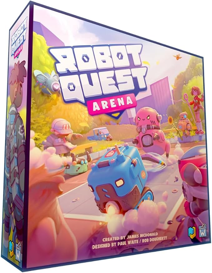 Wise Wizard Games: Robot Quest Arena Deckbuilding Board Game