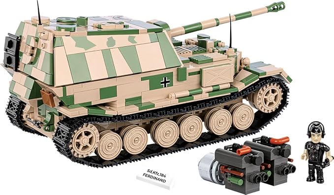 COBI Historical Collection WWII Sd. Kfz. Ferdinand Tank Building Set 1268 Pieces