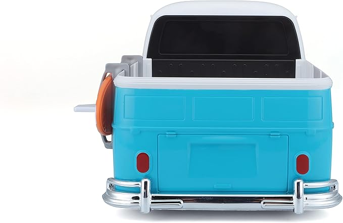 Maisto Tech R/C 1:16 Scale 2.4 GHz VW Type 2 Pick-up w/Surfboard Blue with White