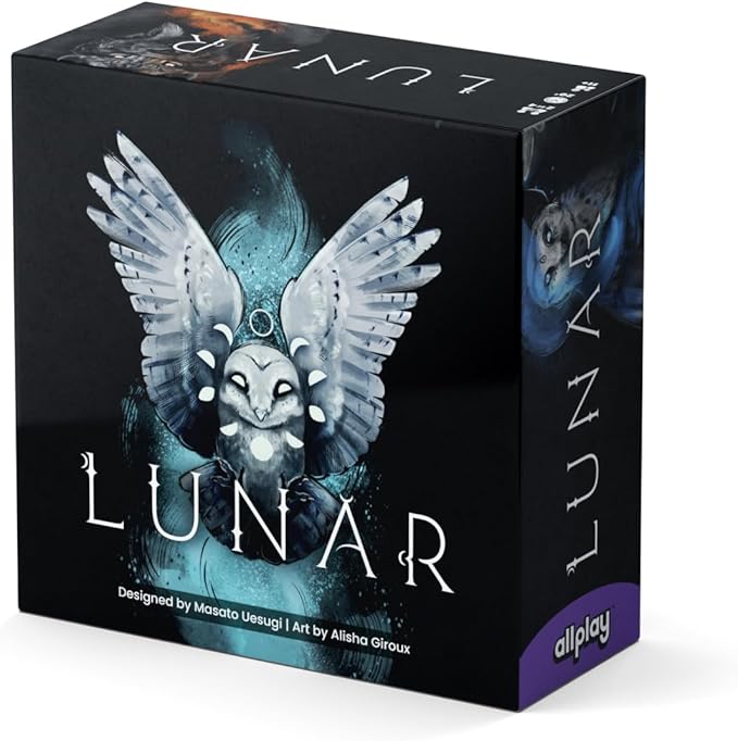 ALLPLAY Lunar Board Game - Easy-to-Learn Trick Taking Game with A Twist - Play Ranks and Suits On Seperate Cards - Great Card Game for Families - Small Travel Size Board Game Form Factor
