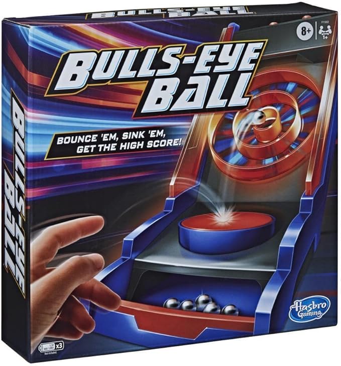 Hasbro Gaming Bulls-Eye Ball Game for Kids Ages 8 and Up Active Electronic Game for 1 or More Players Features 5 Exciting Modes