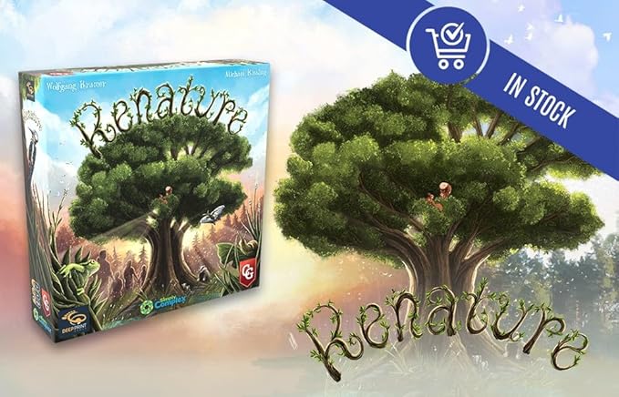 Capstone Games: Renature Strategy Board Game Transform The Polluted Valley Into a Thriving Ecosystem Easy to Follow Rules Ages 14 and Up