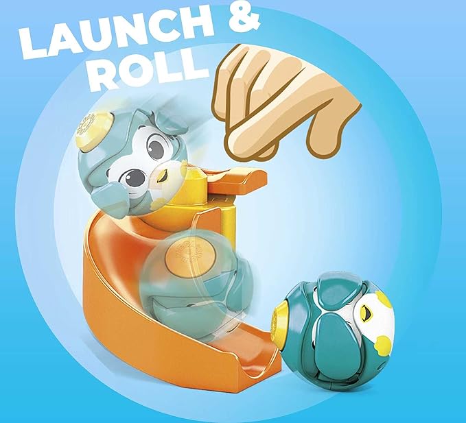 Mega Bloks Peek A Blocks Penguin Slide with Big Building Blocks Building Toys for Toddlers (14 Pieces)