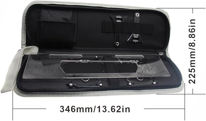 1/10 RC Car Setup System Aluminum Camber Toe Slip Angle GaugeProfessional RC Car Alignment Tool1/10 1/12 pan car Adjustable Suspension Setup StationBlack