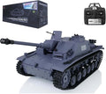 TOUCAN RC HOBBY 2.4G Henglong 1/16 Scale 7.0 Plastic German Stug III RTR RC Tank Model 3868