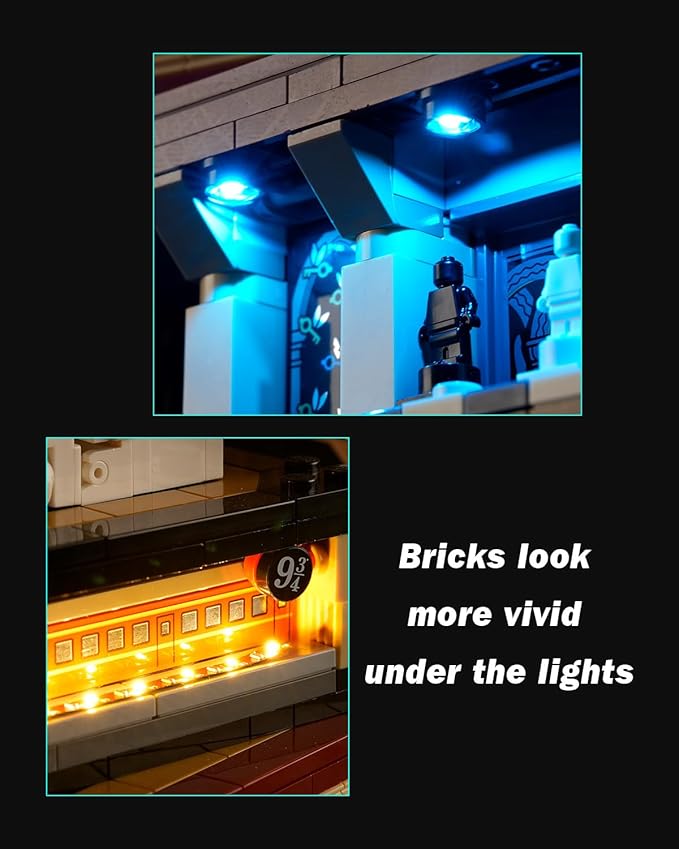 Light Kit for Lego Sorcerer’s Stone 76466 Set Compatible with Lego 76466 Building Blocks Model(Not Include Blocks Set)