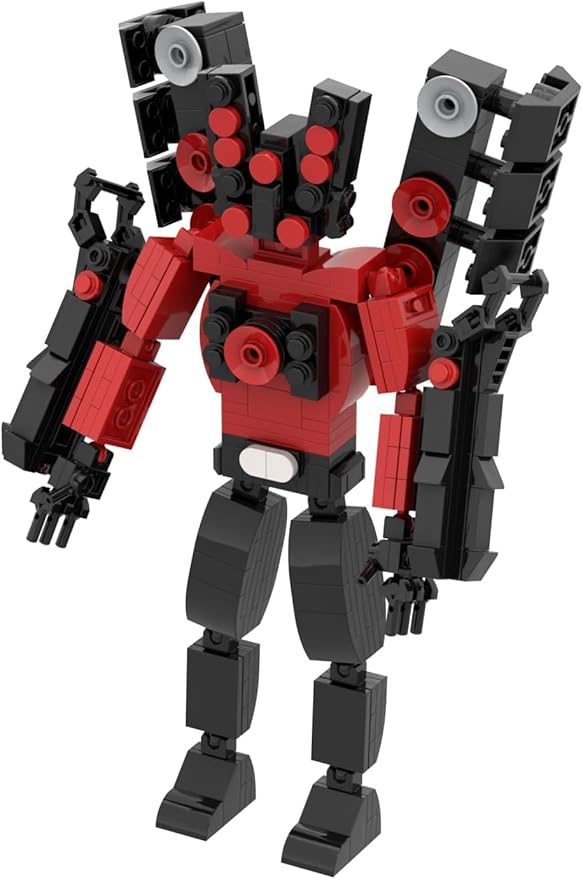 Bentex Toilet Figure Building Set Titan Speaker Man Cameraman Game Model Toys Ideas Collectible Building Bricks Birthday Gift for Adults Fans(407 Pcs)