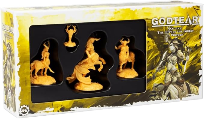 Steamforged Games Godtear The Board Game Bundle: Shayle Luella Jeen and Kailinn Expansion (4 Items)