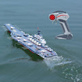 26.8 Inch Remote Control Navy Military Assault Battleship 2.4Ghz RC Military Battle Ship Marine Warship 1/438 Large Guided Missile Destroyer Model Boat for Adult Boys Xmas Gift