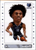 2019-20 Panini Stickers Basketball #373 JA Morant RC Rookie Fat Head Memphis Grizzlies NBA Basketball Mini Sticker Trading Card (Small &amp Peelable)