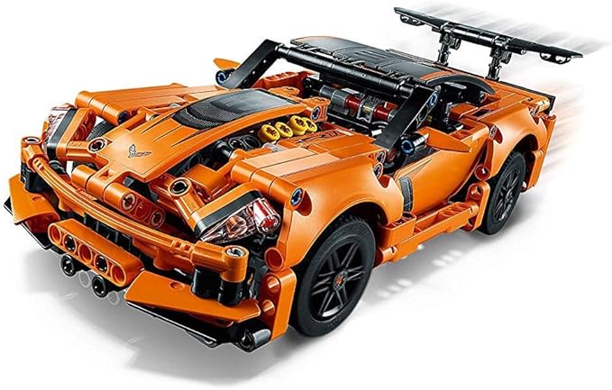 Technic Chevrolet Corvette Zr1 Replica 2 in 1 Collectible Car Model Advanced Construction Set
