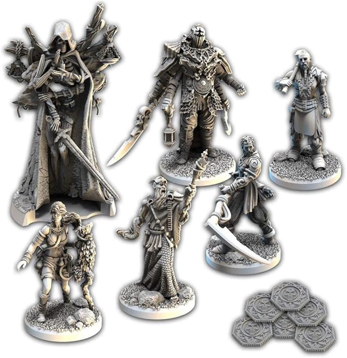 Tainted Grail The Fall of Avalon Board Game CORE BOX - Epic Story-Rich Survival &amp Exploration Arthurian &amp Celtic Mythology Ages 14+ 1-4 Players 2-3 Hour Playtime Made by Awaken Realms