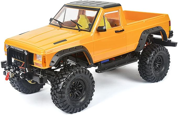 RC Car Hard Body Shell Kit313mm Wheelbase Cherokee Body Car Shell for 1/10 RC Crawler Axial SCX10 &amp SCX10 II 90046 90047 TRX4 Kit (Military Green Pickup A)