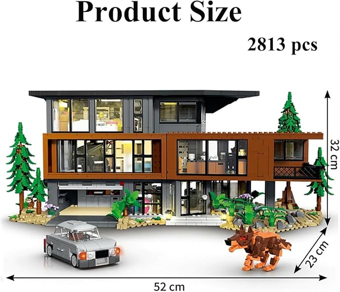 Hunter Vampirers Building Set – Inspired by American Films Full Lighting Effects Detachable Design Creative Gift for Adults Halloween Christmas
