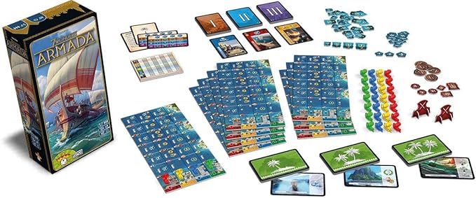 Asmodee 7 Wonders Armada Expansion - Naval Warfare and Enhanced Player Interaction Strategy Game for Kids &amp Adults Ages 10+ 3-7 Players 40 Minute Playtime