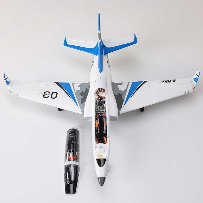 E-flite RC Airplane Viper 30mm EDF Jet BNF Basic (Transmitter Battery and Charger Not Included) with Safe and AS3X EFLU17750