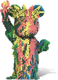 DAHONPA Colorful Statue of Liberty Bear Micro Building Blocks (6150 Pieces) Gift for Adults and Kids