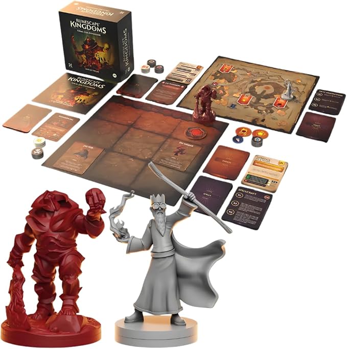 Steamforged Games RuneScape Kingdoms The Board Game Bundle: King Black Dragon Kalphite Queen TzKal-Zuk Culinaromancer and RuneScape Expansion (5 Items)
