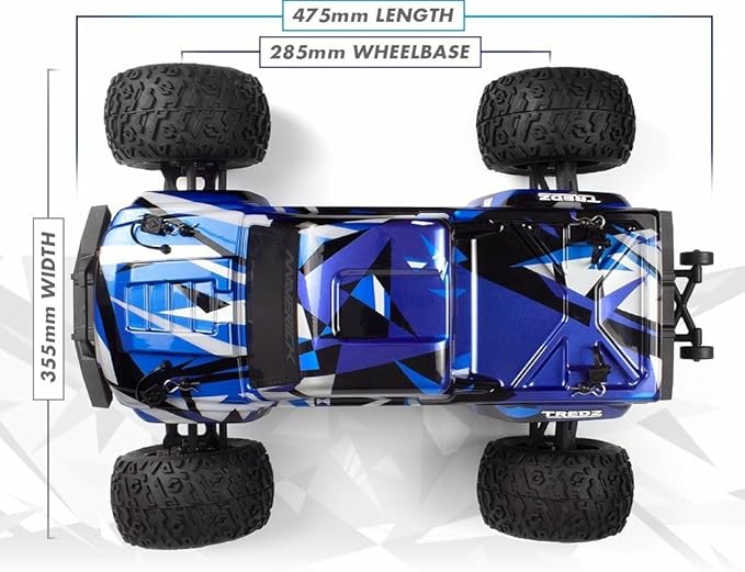 Maverick Quantum2 1/10 Electric RTR Monster Truck (Blue)