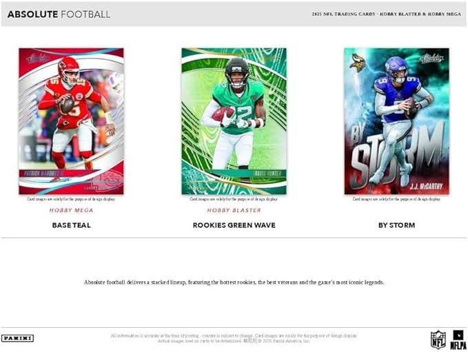 Panini 2025 Absolute Football Hobby Mega Box
