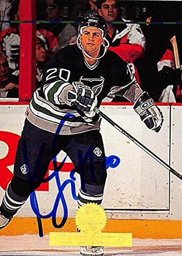 Sports Memorabilia Autograph Warehouse 224180 Kevin Smyth Autographed Hockey Card - Hartford Whalers 1994 Leaf - No. 320