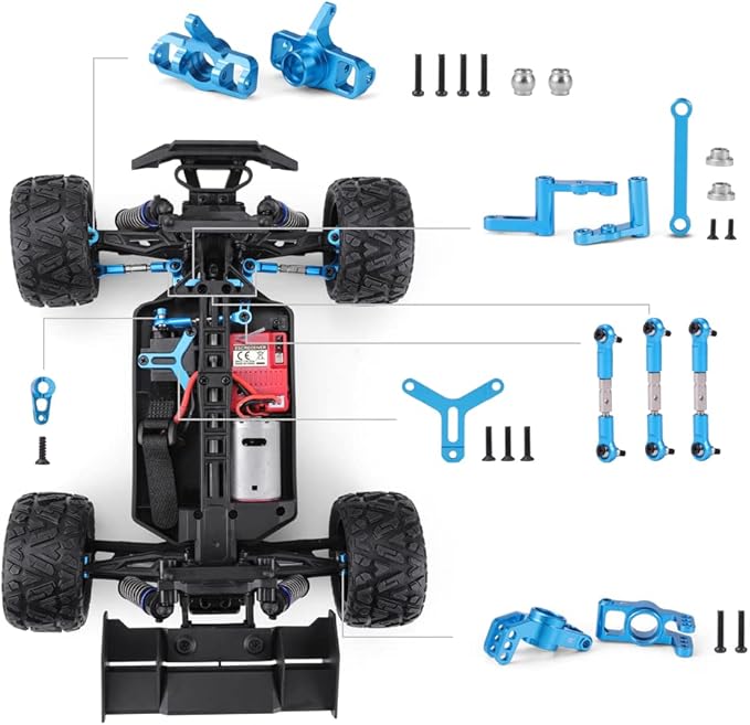 HAIBOXING RC Cars Metal Spare Parts 1/18 RC Trucks Replacement Parts Apply to 2021 New Version 18858 &amp 18859 &amp18859A