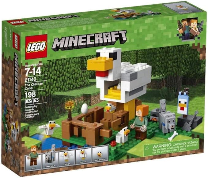 LEGO Minecraft The Chicken Coop 21140 Building Kit  84 months to 168 months(198 Pieces)